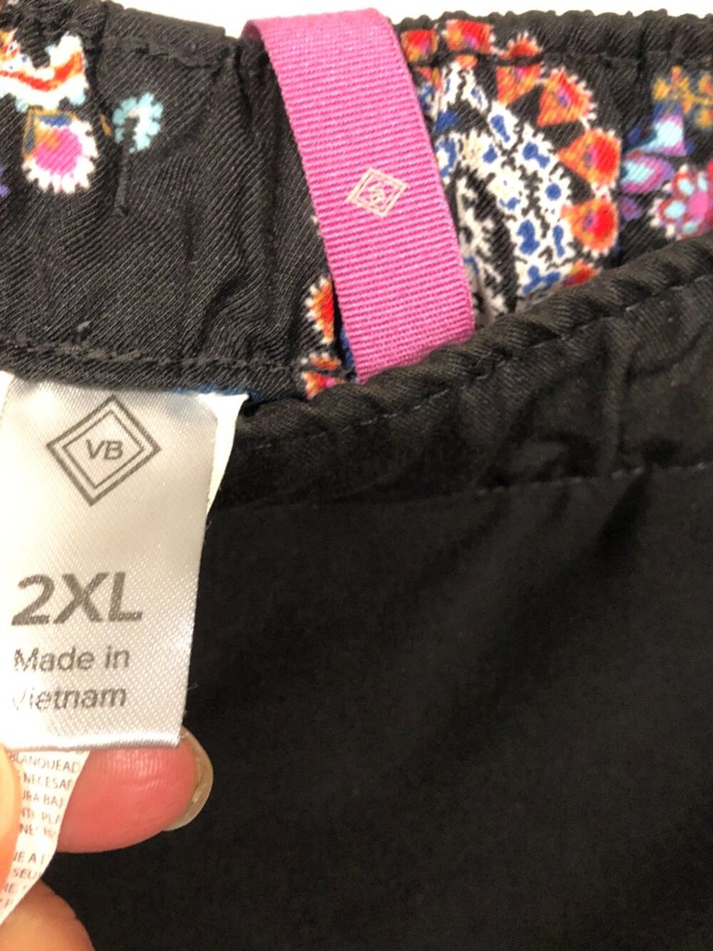 Vera Bradley women black scrubs pants, 2XL - Picture 3 of 9